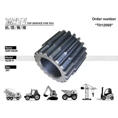 R220-9 Excavator Sun Gear Travel 2 Stage 39Q6-42240 với bảo trì dầu