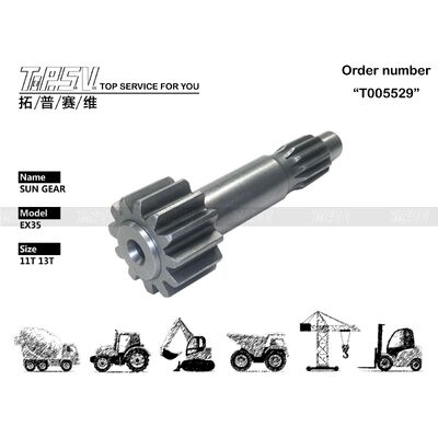 Good price Phụ tùng máy xúc du lịch EX35 Bộ phận bánh răng mặt trời 1 giai đoạn dành cho xe du lịch Phụ tùng máy xúc trực tuyến