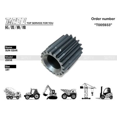 Động cơ thủy lực độ bền cao TM10VD Excavator Travel 2 Stage Sun Gear Motor Parts