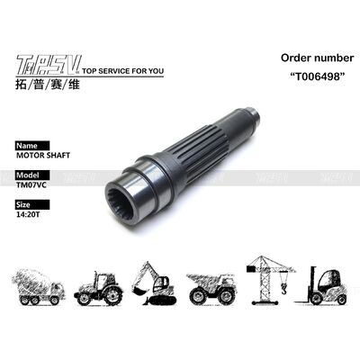 Trục động cơ di chuyển máy đào R60-7 với độ bền cao và khả năng chống mài mòn tốt