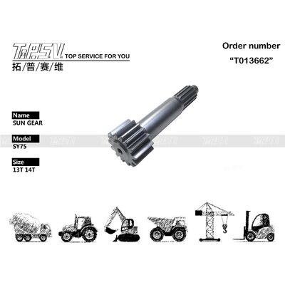 Phụ tùng máy xúc du lịch SY75 Bộ phận bánh răng mặt trời 1 giai đoạn dành cho phụ tùng máy xúc truyền động du lịch