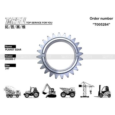 1.230-00012 DH300-7 Excavator Travel 1 Stage Planet Gear Parts For Travel Drive Excavator Spare Parts Các bộ phận phụ tùng cho máy đào