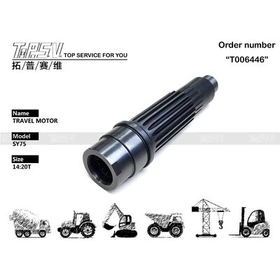 Phụ tùng trục động cơ du lịch SY75 cho phụ tùng máy xúc truyền động du lịch