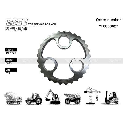 099-6482 E70B Máy xúc du lịch Phụ tùng bánh răng RV dành cho phụ tùng máy xúc truyền động du lịch